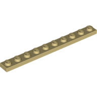 LEGO® los onderdeel Plaat Algemeen in kleur Geelbruin 4477