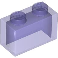 Plaatje in Gallery viewer laden, LEGO® los onderdeel Steen in kleur Doorzichtig Paars 3065