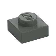Plaatje in Gallery viewer laden, LEGO® los onderdeel Plaat Algemeen in kleur Donkergrijs 3024