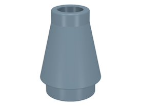 LEGO® los onderdeel Kegel in kleur Zandblauw 4589