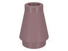 LEGO® los onderdeel Kegel in kleur Zand Rood 4589