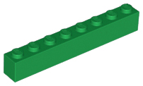 Plaatje in Gallery viewer laden, LEGO® los onderdeel Steen in kleur Groen 3008