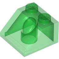 Plaatje in Gallery viewer laden, LEGO® los onderdeel Dakpan Algemeen Doorzichtig Groen 3039