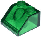 LEGO® los onderdeel Dakpan Algemeen Doorzichtig Groen 3039