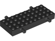 Plaatje in Gallery viewer laden, LEGO® los onderdeel Steen Aangepast in kleur Zwart 30076