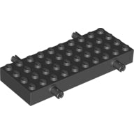 Plaatje in Gallery viewer laden, LEGO® los onderdeel Steen Aangepast in kleur Zwart 30076