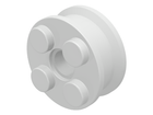 LEGO® los onderdeel Wiel in kleur Wit 6248