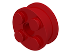LEGO® los onderdeel Wiel in kleur Rood 6248