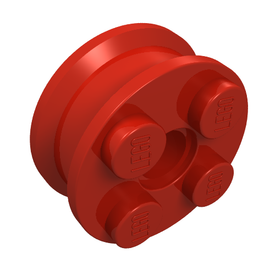 LEGO® los onderdeel Wiel in kleur Rood 6248
