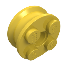 LEGO® los onderdeel Wiel in kleur Geel 6248