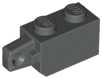 LEGO® los onderdeel Scharnier in kleur Donkergrijs 30364