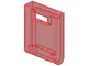 LEGO® los onderdeel Container in kleur Doorzichtig Rood 4346