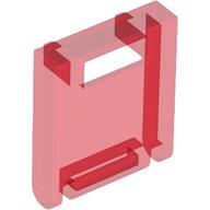 LEGO® los onderdeel Container in kleur Doorzichtig Rood 4346