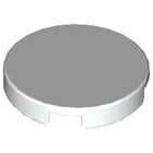 LEGO® los onderdeel Tegel Rond in kleur Wit 4150