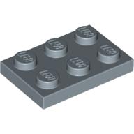 Plaatje in Gallery viewer laden, LEGO® los onderdeel Plaat Algemeen in kleur Zandblauw 3021