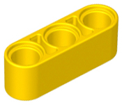 LEGO® los onderdeel Technische Hefbalk in kleur Geel 32523