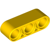 Plaatje in Gallery viewer laden, LEGO® los onderdeel Technische Hefbalk in kleur Geel 32523