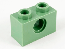 Plaatje in Gallery viewer laden, LEGO® los onderdeel Technische Steen in kleur Zandgroen 3700