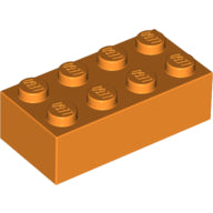Plaatje in Gallery viewer laden, LEGO® los onderdeel Steen in kleur Oranje 3001