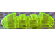 LEGO® onderdeel Dakpan Gebogen Doorzichtig Neon Groen 40996