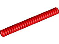 LEGO® los onderdeel Slang Geribbeld in kleur Rood 78c09