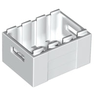 LEGO® los onderdeel Container in kleur Wit 30150