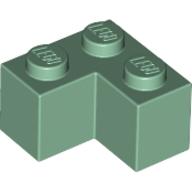 Plaatje in Gallery viewer laden, LEGO® los onderdeel Steen in kleur Zandgroen 2357