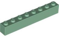 LEGO® los onderdeel Steen in kleur Zandgroen 3008