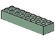 LEGO® los onderdeel Steen in kleur Zandgroen 3007