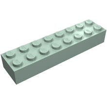 Plaatje in Gallery viewer laden, LEGO® los onderdeel Steen in kleur Zandgroen 3007