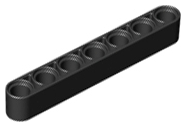 LEGO® los onderdeel Technische Hefbalk in kleur Zwart 32524