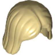 LEGO® los onderdeel Haar in kleur Geelbruin 4530
