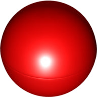 LEGO® los onderdeel Bal in kleur Rood 41250