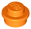 Plaatje in Gallery viewer laden, LEGO® los onderdeel Plaat Rond in kleur Oranje 4073