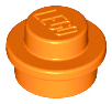 LEGO® los onderdeel Plaat Rond in kleur Oranje 4073