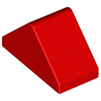 LEGO® los onderdeel Dakpan Algemeen in kleur Rood 3044c