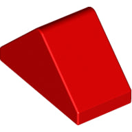 LEGO® los onderdeel Dakpan Algemeen in kleur Rood 3044c