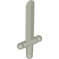 Plaatje in Gallery viewer laden, LEGO® los onderdeel Wapen in kleur Lichtgrijs 3847