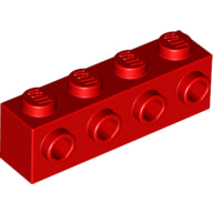 LEGO® los onderdeel Steen Aangepast in kleur Rood 30414