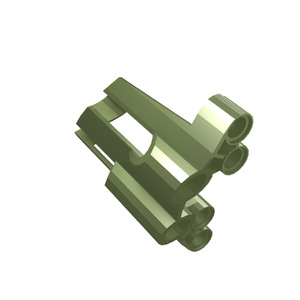 LEGO® los onderdeel Technisch Paneel Metallic Green 32190