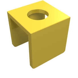 LEGO® los onderdeel Lijf Accessoire in kleur Geel 3840