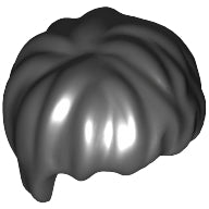 Plaatje in Gallery viewer laden, LEGO® los onderdeel Haar in kleur Zwart 40233
