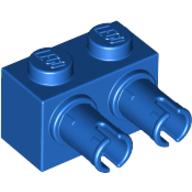 LEGO® los onderdeel Steen Aangepast in kleur Blauw 30526