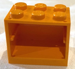 LEGO® los onderdeel Container in kleur Medium Oranje 4532a