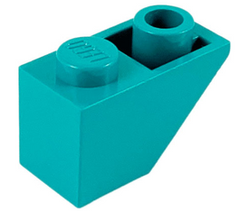 LEGO® los onderdeel Dakpan Omgekeerd Donker Turkoois 3665