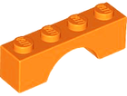 LEGO® los onderdeel Steen Boog in kleur Oranje 3659