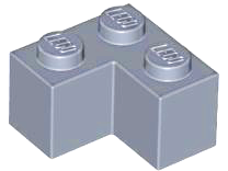 LEGO® los onderdeel Steen in kleur Zandblauw 2357