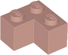 LEGO® los onderdeel Steen in kleur Zand Rood 2357