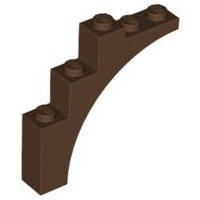 Plaatje in Gallery viewer laden, LEGO® los onderdeel Steen Boog in kleur Bruin 2339