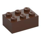 LEGO® los onderdeel Steen in kleur Bruin 3002